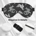 Buy Bunny Rabbit Print Unisex Sleeping Eye Mask - Soft Adjustable Black | International Shipping - Buy Online on GoSupps.com