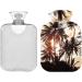 NAANLE 1L Hot Water Bottle with Tropical Beach Palms Cover - Pain Relief for Menstrual Cramps & Heat Therapy - Buy Online on GoSupps.com
