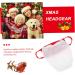 Nolitoy Thermal Mask - Christmas Storm Hood & Winter Face Mask for Cycling & Cosplay | 33x31cm - Buy Online on GoSupps.com