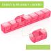 Annwer Large Monthly Pill Organiser 28 Day Pill Box Organizer by Week Large 4 Weeks One Month Pill Cases with Dust-Proof Container for Pills/Vitamin/Fish Oil/Supplements(Pink) - Buy Online on GoSupps.com