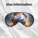 Hot Baseball Soft Eye Mask - Unisex Comfortable & Breathable for Deep Sleep | Ideal for Daily Rest - Black - Buy Online on GoSupps.com