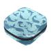 Women bands storage bag menstrual cup pocket girl travel big capacity make-up women bandage organizer whales mermaid narwale and dolphins