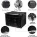 Waterproof 30 Inch Dog Wire Crate Cover with Front Openings and Storage Pocket - Buy Online on GoSupps.com