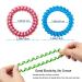 DeaLott 30Pcs Spiral Hair Ties - No Crease Elastic Coil Ties for Girls, Women, and Teens - Large Size 30 Colors - Buy Online on GoSupps.com
