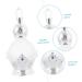 Gogogmee 1pc Perfume Bottle Travel Containers for Liquids Essential Oil Bottle Mini Perfumes Empty Perfume Container Travel Perfume Fragrance Bottle Scented Diffusers Composite Material 9X4X4CM Silver - Buy Online on GoSupps.com