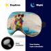 Adjustable Dog at Beach Sleep Mask for Men and Women - LynaRei Relaxing and Soft Eye Cover for Travel and Nap - Style 5 - Buy Online on GoSupps.com
