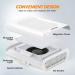 Gelpal Professional Nail Dust Collector for Acrylic Nails | Electric Nail Vacuum Fan | Low Noise | Nail Polishing and Salon - White - Buy Online on GoSupps.com