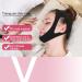 V Line Face Lift Strap & Lifting Mask for Women - Facial Loss Belt in Black & Pink - 2 Piece Set for Ideal Jawline Contour - Buy Online on GoSupps.com