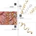 KALLORY 16 Pieces Spiral Hair Alloy Spiral Jewels Retro Dreadlocks Cuffs Accessories for Braid - Buy Online on GoSupps.com
