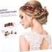 FRCOLOR 4 Sets Bridal Headwear Rhinestone Hair Clips Wedding Tiaras Hair Clips for Wedding Pearl Hair Barrettes Pearl Headpiece Bridal Hair Comb Pearl Tiara Vintage Bridesmaid Aquamarine - Buy Online on GoSupps.com