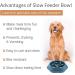 Slow Feeder Dog Bowl for Healthy Eating - Bloat Stop Interactive Puzzle (Navy Blue) - Buy Online on GoSupps.com