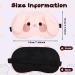 3-Piece Cute Animal Design Sleeping Mask Set for Kids and Adults - Adjustable and Soft Eye Masks for Travel, Pajama Parties - Children's Sleep Mask - Buy Online on GoSupps.com