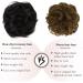 RUWISS Claw Clips in Messy Bun Hair Piece 100% Human Hair Buns Wavy Curly Chignon Hair Bun Extension Tousled Updo Hair Bun Real Human Hair Scrunchie with Clip for Women (Natural Black) 1 Count (Pack of 1) Natural Black - Buy Online on GoSupps.com