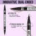 Buy Microblading Eyebrow Pen - 2-in-1 Waterproof Pencil & Brush for Natural Strokes | All-Day Wear | Light Brown 01 - Buy Online on GoSupps.com