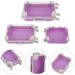 3 Pi ces Lot de 3 Mini Valises Cils de Voyage Transparentes en ABS Violet Bo tes de Rangement Compactes pour Faux Cils Organisateurs L gers et R utilisables pour Maquillage et - Buy Online on GoSupps.com