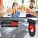 GREENWON Digital Breathalyzer Keychain Alcohol Tester with LCD Display - Portable Audible Alert Detector for Personal Use in GD/Black - Buy Online on GoSupps.com