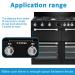 Babepai Stove Knob Covers - 5 Pack | Child Safety Gas Oven Locks | Universal Double-Key Design | Stove Guard Baby Proofing in Black - Buy Online on GoSupps.com