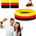 Welding Band Set - 2 Welding Tapes & 1 Sports Headband | Germany Football Fan Accessories | Black Striped | Perfect for World Cup 2023 - Buy Online on GoSupps.com
