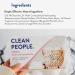 Clean People All Natural Fabric Softener Sheets - Plant-Based Eco Friendly Dryer Sheets - Naturally Softens & Removes Static Cling - Vegan Laundry Softener With Essential Oils - Spring Scent - Buy Online on GoSupps.com