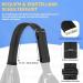 Slowton Dog Carrier Bag Adjustable Pet Bag for Outdoor Walks & Excursions (L Black Sweater Fabric 4.1-6.8kg) - Buy Online on GoSupps.com