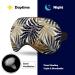 Tropical Leaves Sleep Mask - Soft Adjustable Eye Cover for Travel | Light Blocking Eye Mask for All Ages - Buy Online on GoSupps.com