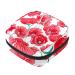 Menstrual Bag with Zipper Ladies Napkin Pouch Tampons Collection Bag for Women and Girls (Poppy Flower)