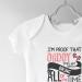 Hippowarehouse Daddy Does Not Watch Racing Baby Vest | Short Sleeve Bodysuit - Buy Online on GoSupps.com