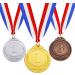 Caydo 3-Piece Gold, Silver, Bronze Award Medals - 1st 2nd 3rd Place - 2.55 Inches - Buy Online on GoSupps.com
