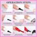 Saviland Nail Glue Gel Kit - 4-in-1 with 500 Clear Fake Almond Nail Tips & LED Lamp for Acrylic Extensions - Buy Online on GoSupps.com