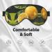 Lemon Fruit Print Double-Sided Eye Mask | Soft Light Blocking Sleep Enhancer | International Shipping Available - Buy Online on GoSupps.com