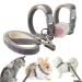 Rabbits dishes rabbit dishes adjustable rabbits cats of cats nylon rabbit dishes with leash for rabbits kitten puppy hamster small animals hikes outdoor (m)