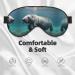 Shop Unisex Manatee Animal Print Eye Mask - Soft Adjustable Sleeping Face Mask for Restful Sleep - Buy Online on GoSupps.com