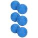 Ververt Touch peanut massage ball peanut fitness massage ball 3 pieces blue yoga training massage ball muscle relaxation peanut shape
