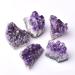 Crystal Rough 1PC Natural Amethyst Crystal Cluster Quartz Raw Crystals Stone Decoration Ornament Purple Stone Ore 1PC Random Delivery
