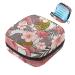 Women's binding pocket tropical flowers palm leaves flamingo birds women's tampon storage bag tampon storage bag zip pockets menstrual tied bags multi17