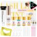 Lash Lift Kit & Brow Lamination Kit: Natural Lash Perm & Lifting Kit Easy for Beginner Black Eyelash Eyebrow Curling Set - Salon Quality at Home