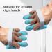 Hand Contracture Cushion - Finger Separator Protector Aid for Rehabilitation | Elastic Band Orthosis for Elderly | Anti-Stick Grip Tool (Blue - Buy Online on GoSupps.com