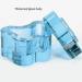 Nail Pen Washing Cup Crystal Glass Liquid Cups Nail Crystal Bowl Thickened Manicure Brush Washing Holder with Lid Glassware Tools for Nail Art Manicure (Blue) - Buy Online on GoSupps.com