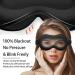 Sleep Mask for Women & Men - 100% Blackout 3D Contoured Eye Mask | Washable Adjustable & Ideal for Travel Side Sleepers & Meditation - Buy Online on GoSupps.com