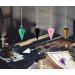 Xiannvxi 6pcs Crystal Pendulum Set - Amethyst Rose Quartz Obsidian Lapislazuli & More | Spiritual Reiki Accessories for Energy Work - Buy Online on GoSupps.com