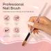 MelodySusie Kolinsky Acrylic Nail Brush - Professional Size 8 Glitter Brush for Nail Art - Aurora Collection - Buy Online on GoSupps.com
