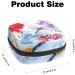 Stylish Menstruation Pad Bag with Zipper | Women's Napkin & Tampon Organizer | European Flower Design - Buy Online on GoSupps.com