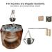 7L Luxurious Sauna Accessories Kit Practical Complete Finnish Sauna Aluminum Bucket Set with Ladle Thermometer/Hygrometer Sauna Aromatherapy Oil Cup Great for Sauna and Spa - Buy Online on GoSupps.com