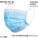 Buy Homedics IIR Medical Disposable Masks - 50 pcs | Three-Layer Respiratory Protection Adjustable Nose Bracket Dust Protection - Buy Online on GoSupps.com