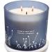 White Sage Sea Salt 3 Wick Candle 14.5 oz | Sage Candles for Cleansing House | Large Soy Candles for Home Scented | Aromatherapy Energy Cleansing Sage Scented Candles for Women & Men