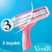 Simply Venus 3 Blade Disposable Razors with Moisture Rich Strip 4 Count (1 Pack) - Buy Online on GoSupps.com