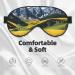 Shop Reusable Sleep Mask Eye Covers - Soft Blackout Eye Masks for Better Sleep & Travel Essentials | Sunflower Design - Buy Online on GoSupps.com