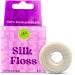 Vegan Silk Dental Floss - Biodegradable Plastic Free Bamboo String | Zero Waste Eco-Friendly Oral Care | Natural Compostable for Adults & Kids Tight Teeth | Soft Easy Glide - Unflavored 55yds