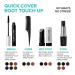 Kiss Quick Cover Gray Hair Touch Up Black Set - Moisturizing & Shine Brush + Stick Type - Buy Online on GoSupps.com