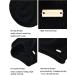 Jaxmonoy Cashmere Slouchy Knit Beanie Hat for Women - Winter Soft Warm Black Skull Cap - Buy Online on GoSupps.com